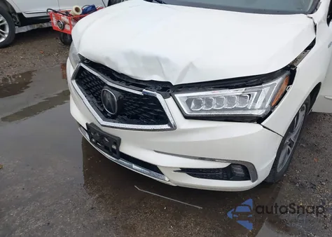 2018 Acura Mdx Sport Hybrid Advance Package from USA, damaged, VIN 5J8YD7H78JL001299